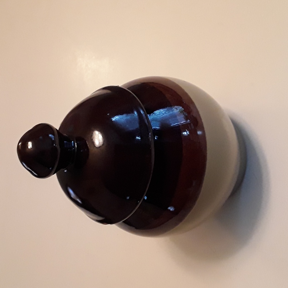 Vintage Stoneware Pottery Sugar